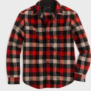 J.Crew Wool Shirt-Jacket in Essential Check